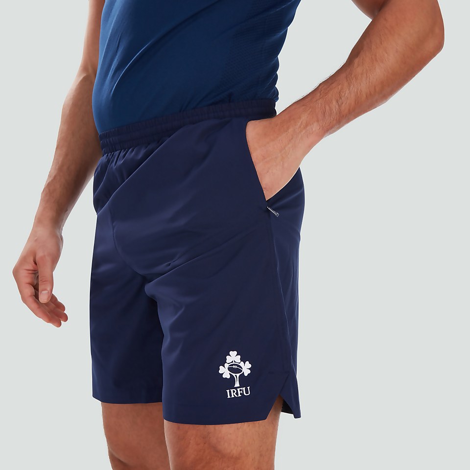 MENS IRELAND 8IN WOVEN GYM SHORTS BLUE