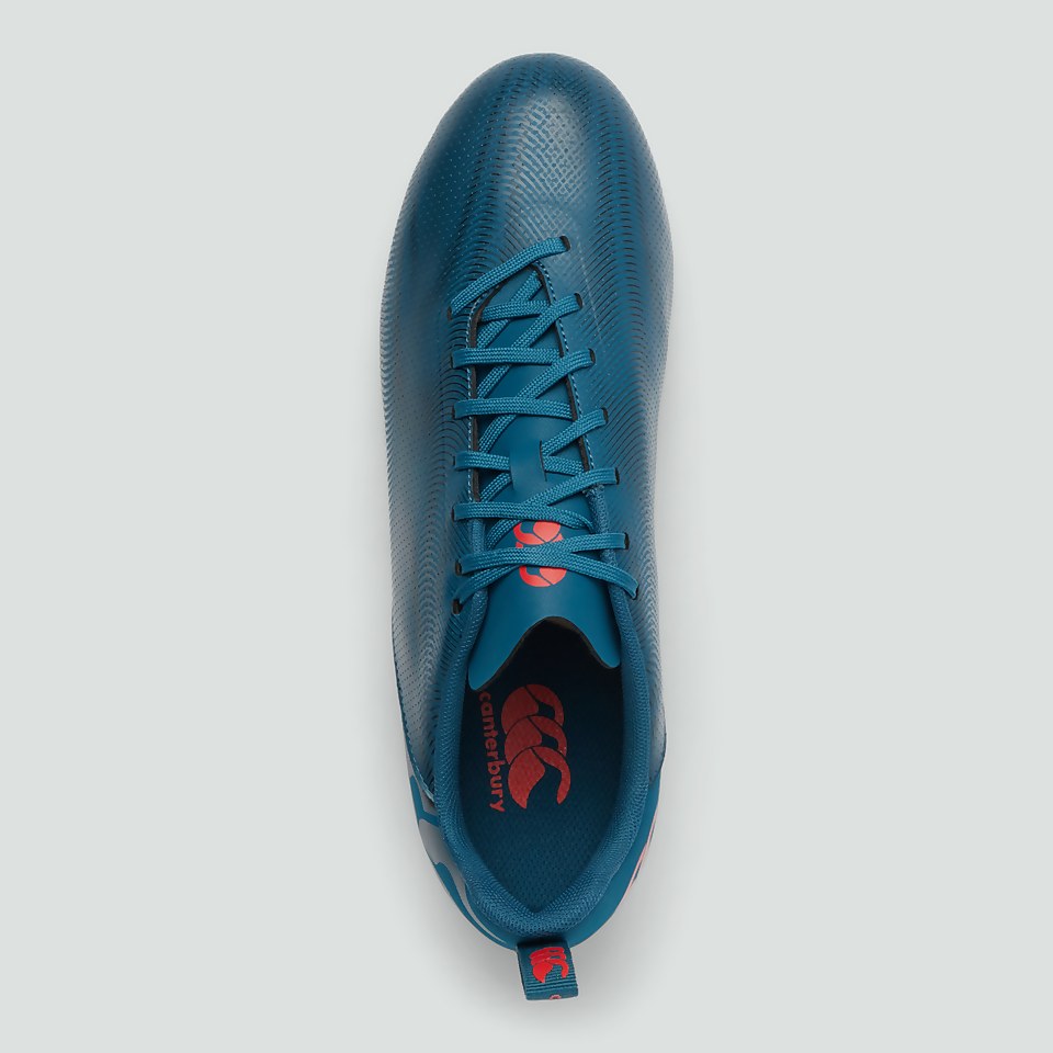 ADULT UNISEX SPEED TEAM SOFT GROUND BOOTS BLUE/GREY/ORANGE