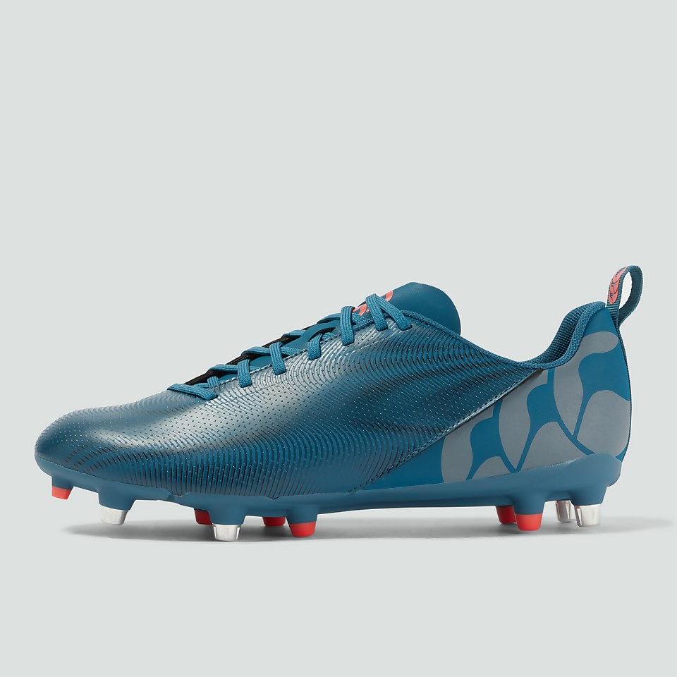 ADULT UNISEX SPEED TEAM SOFT GROUND BOOTS BLUE/GREY/ORANGE