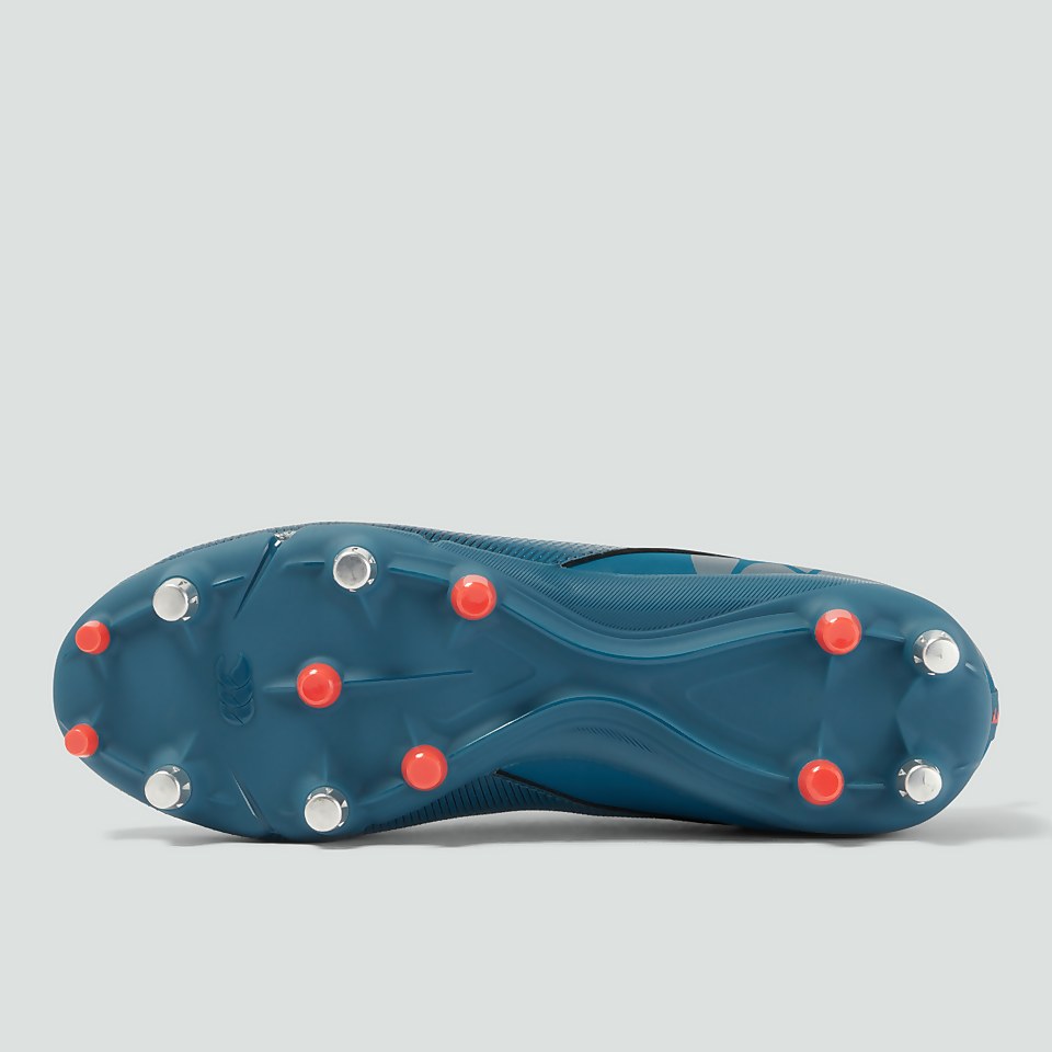 ADULT UNISEX SPEED TEAM SOFT GROUND BOOTS BLUE/GREY/ORANGE