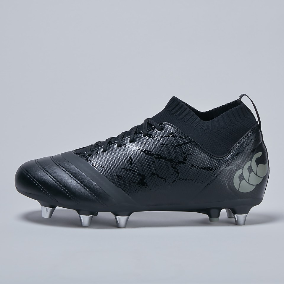 ADULT UNISEX STAMPEDE PRO SOFT GROUND BOOTS BLACK/GREY