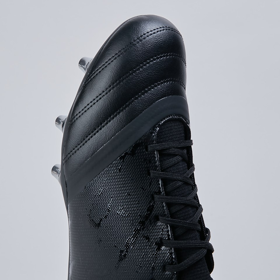 ADULT UNISEX STAMPEDE PRO SOFT GROUND BOOTS BLACK/GREY