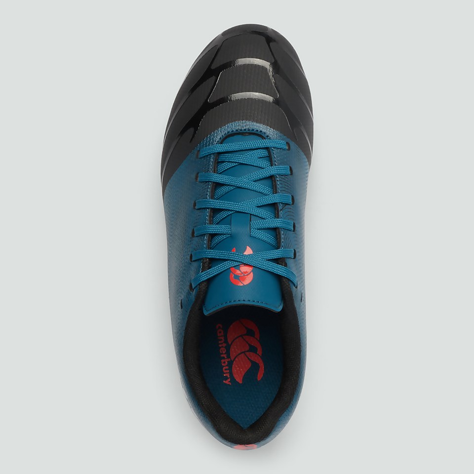 JUNIOR UNISEX PHOENIX TEAM SOFT GROUND BOOTS BLUE/BLACK/ORANGE