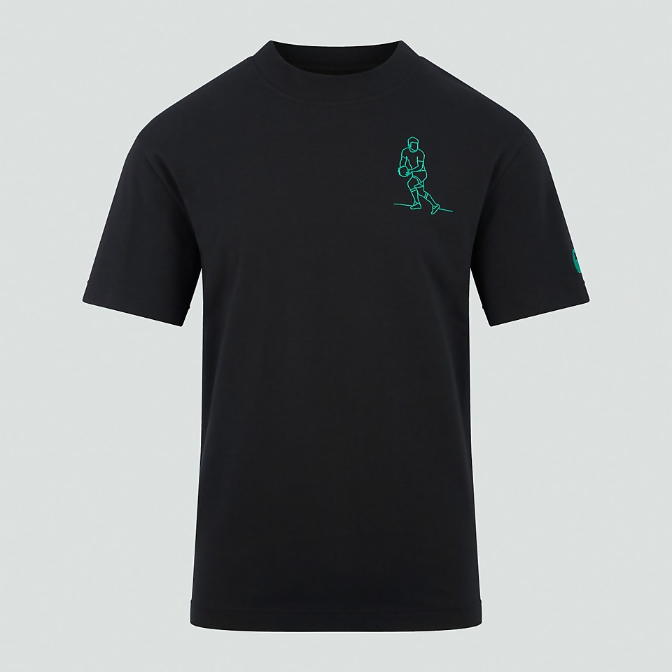 ADULT UNISEX IRELAND UNISEX HEROES TEE BLACK/GREEN