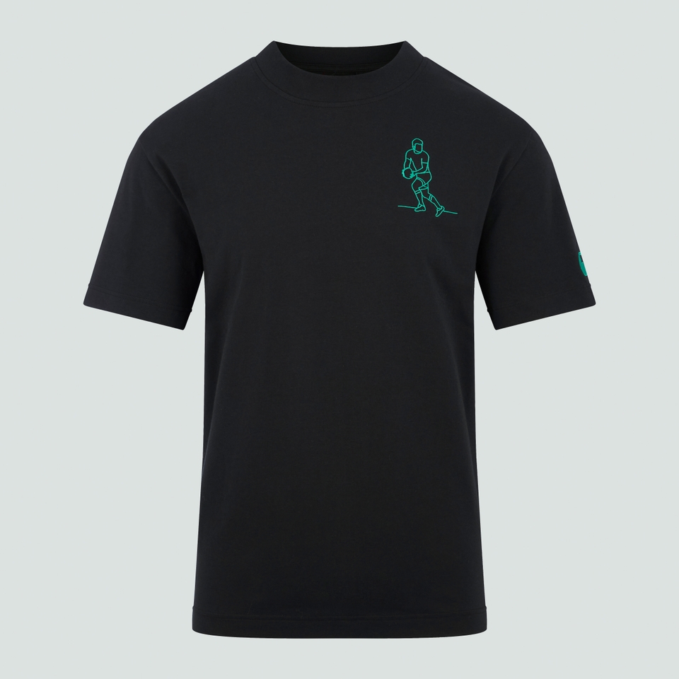 CANTERBURY IRE O/S HEROES TEE AU BLK/GRN