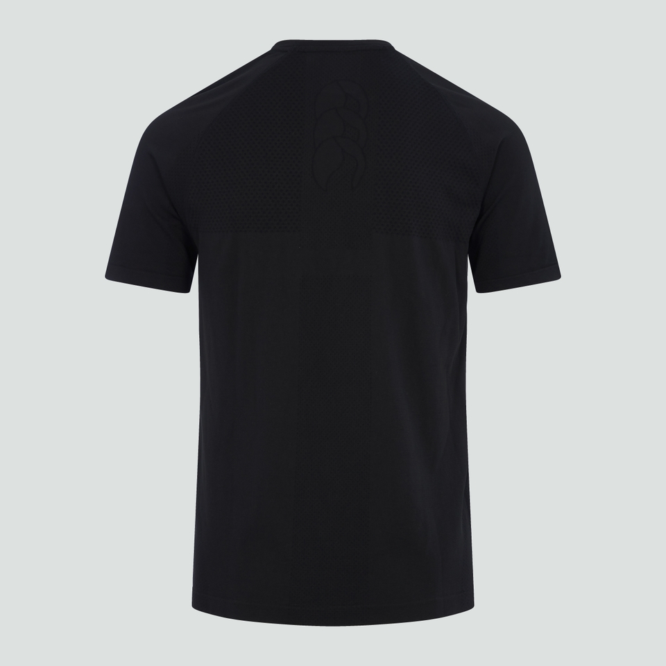 CANTERBURY SEAMLESS TEE V2 AM BLK/GRY