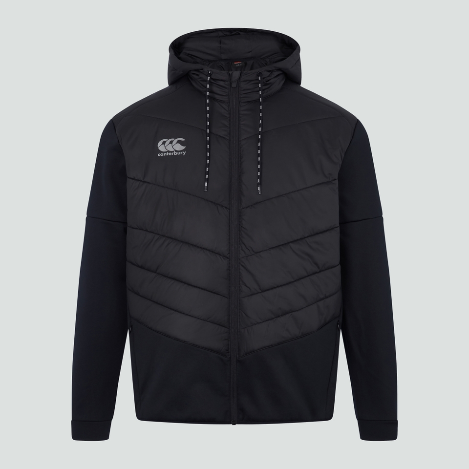 CANTERBURY HYBRID JACKET V2 AM BLK/GRY