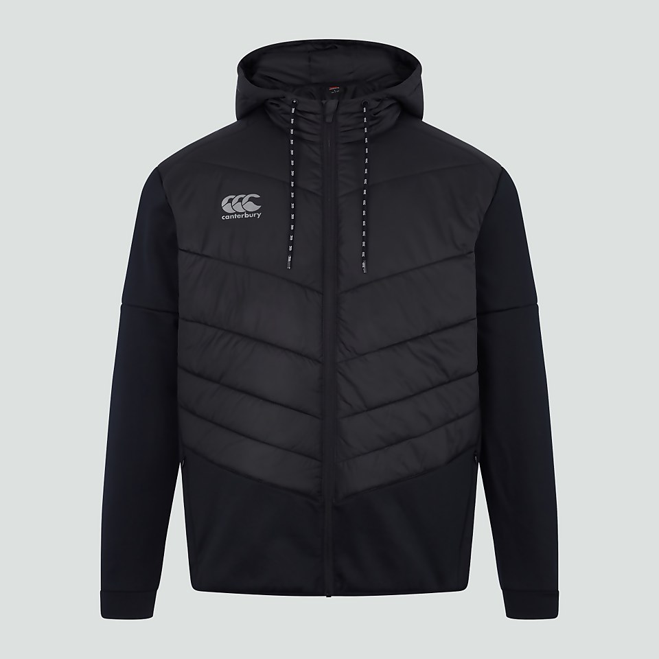 MENS HYBRID JACKET BLACK/GREY