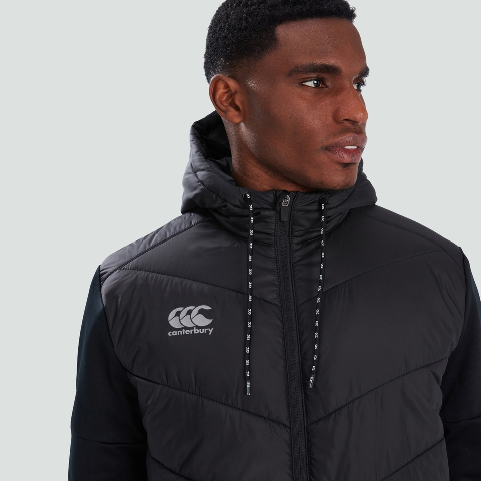 CANTERBURY HYBRID JACKET V2 AM BLK/GRY