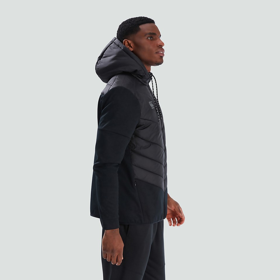MENS HYBRID JACKET BLACK/GREY