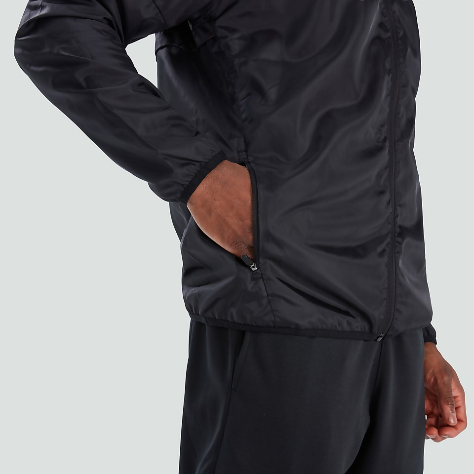 MENS LIGHTWEIGHT RAIN JACKET BLACK