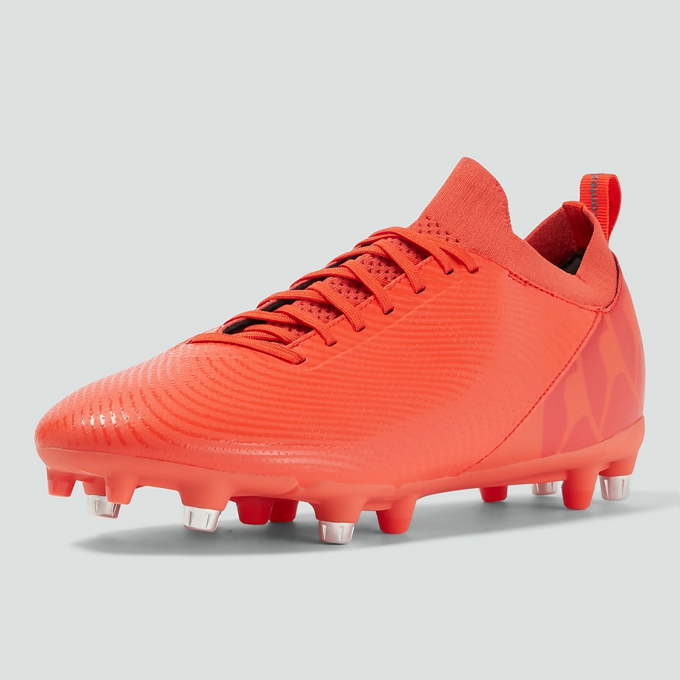 ADULT UNISEX SPEED PRO SOFT GROUND BOOTS ORANGE/GREY