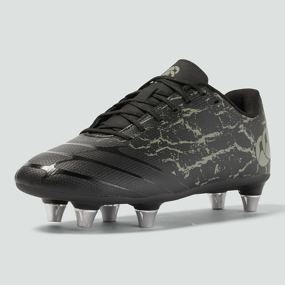 JUNIOR UNISEX PHOENIX TEAM SOFT GROUND BOOTS BLACK/GREY