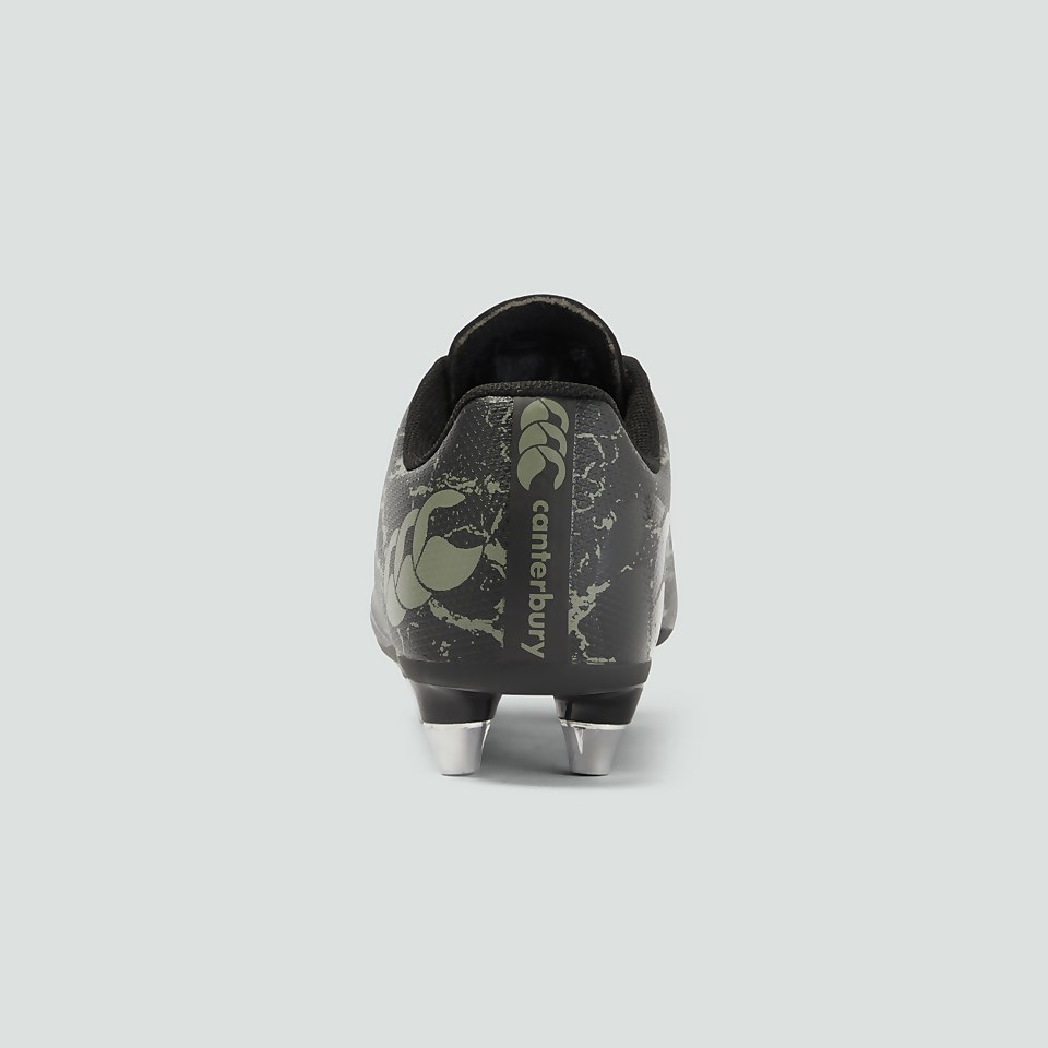 JUNIOR UNISEX PHOENIX TEAM SOFT GROUND BOOTS BLACK/GREY