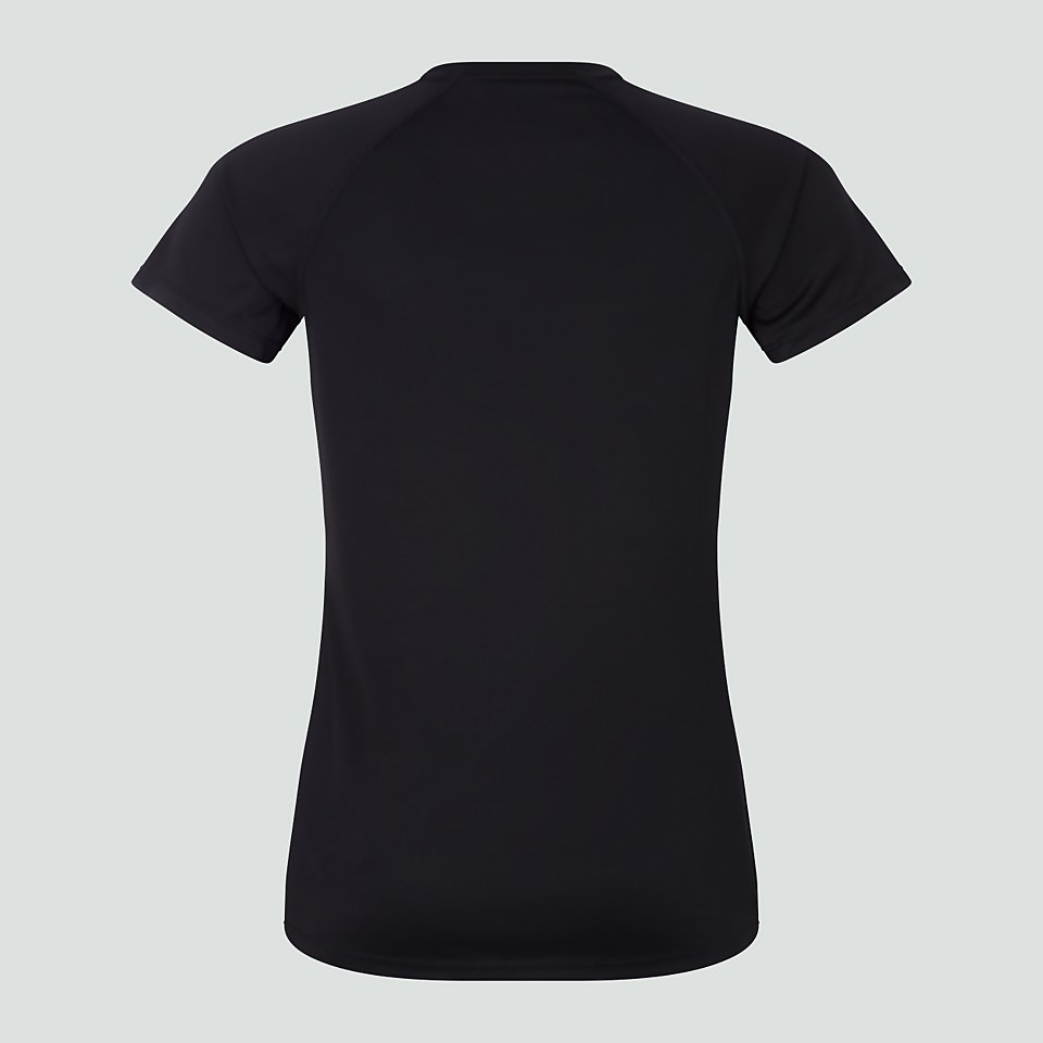WOMENS VAPODRI SUPER LIGHT TEE BLACK/GREY