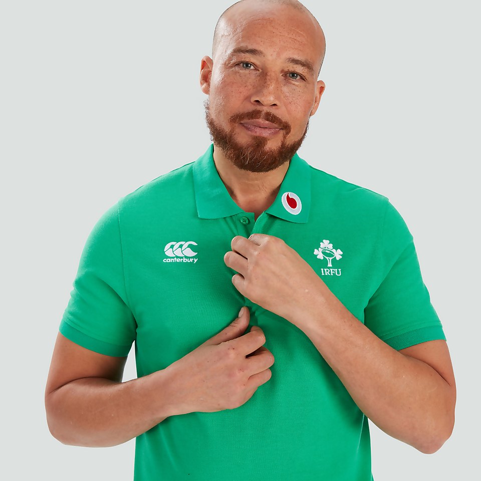 MENS IRELAND TEAM POLO SHIRT GREEN