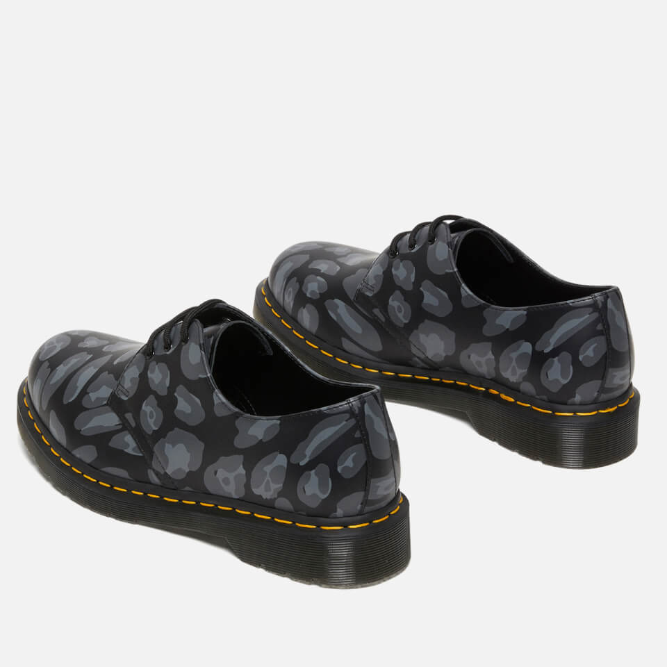 Dr. Martens 1461 Distorted Leopard Leather Shoes
