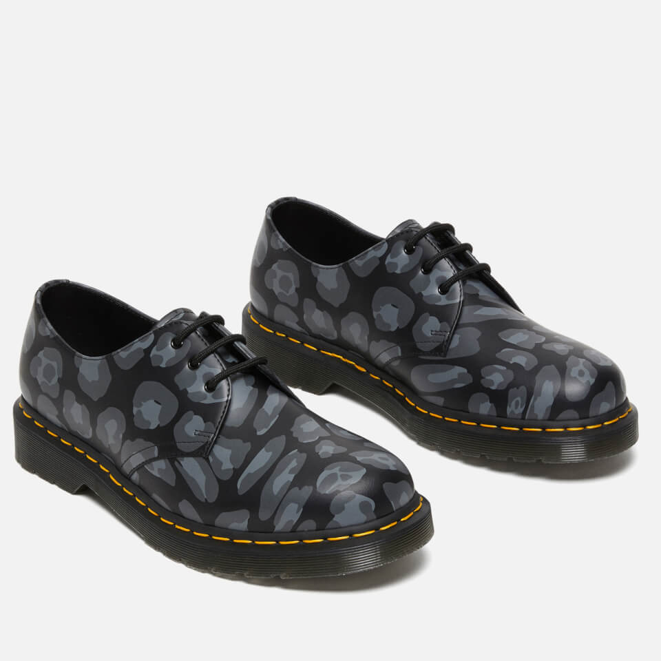 Dr. Martens 1461 Distorted Leopard Leather Shoes