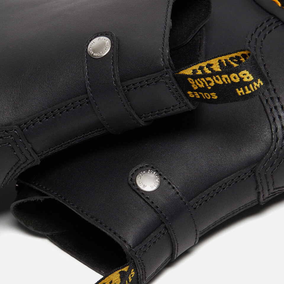 Dr. Martens Jetta Zip Front Leather Boots