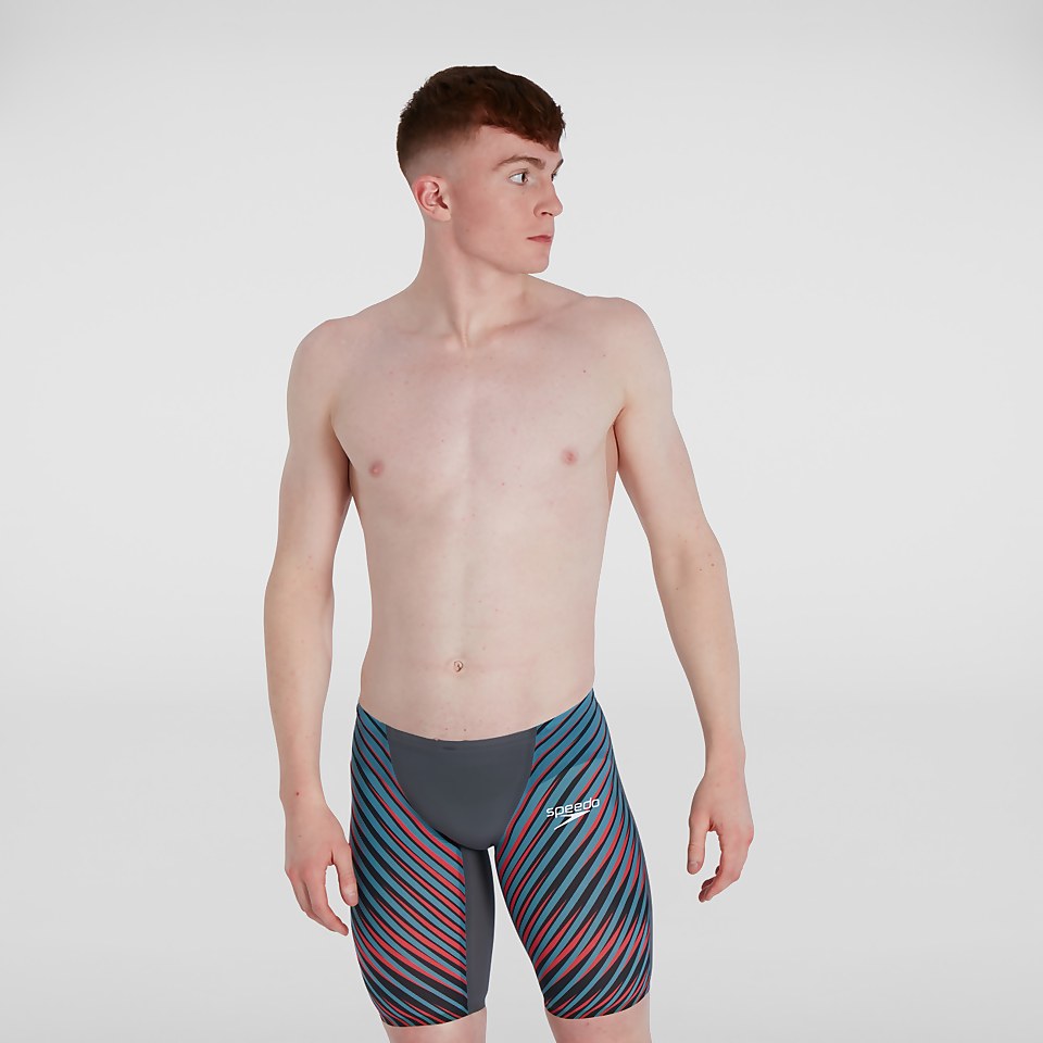 Men's Fastskin LZR Pure Valor Jammer Grey/Blue