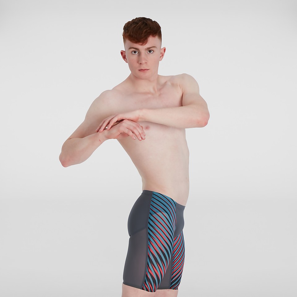 Men's Fastskin LZR Pure Valor Jammer Grey/Blue