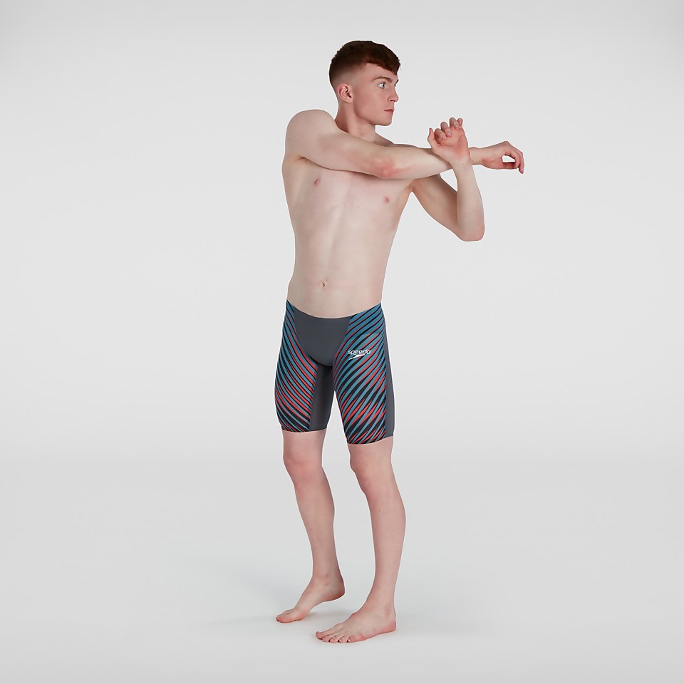 Men's Fastskin LZR Pure Valor Jammer Grey/Blue