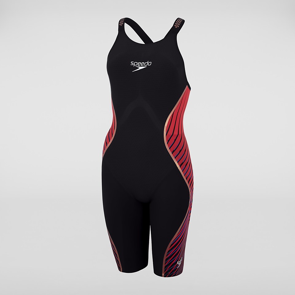 Women's Fastskin LZR Pure Intent Closedback Kneeskin Black/Red