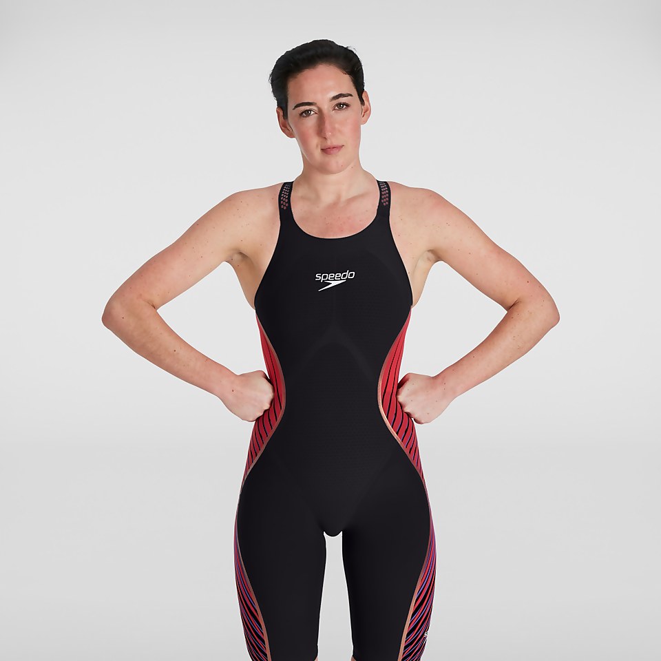 Women's Fastskin LZR Pure Intent Closedback Kneeskin Black/Red