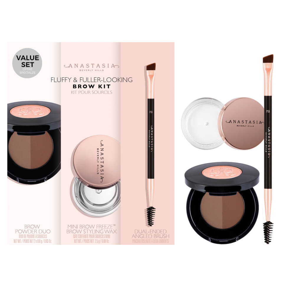 Anastasia Beverly Hills Fluffy and Fuller Looking Brow Kit - Soft Brown