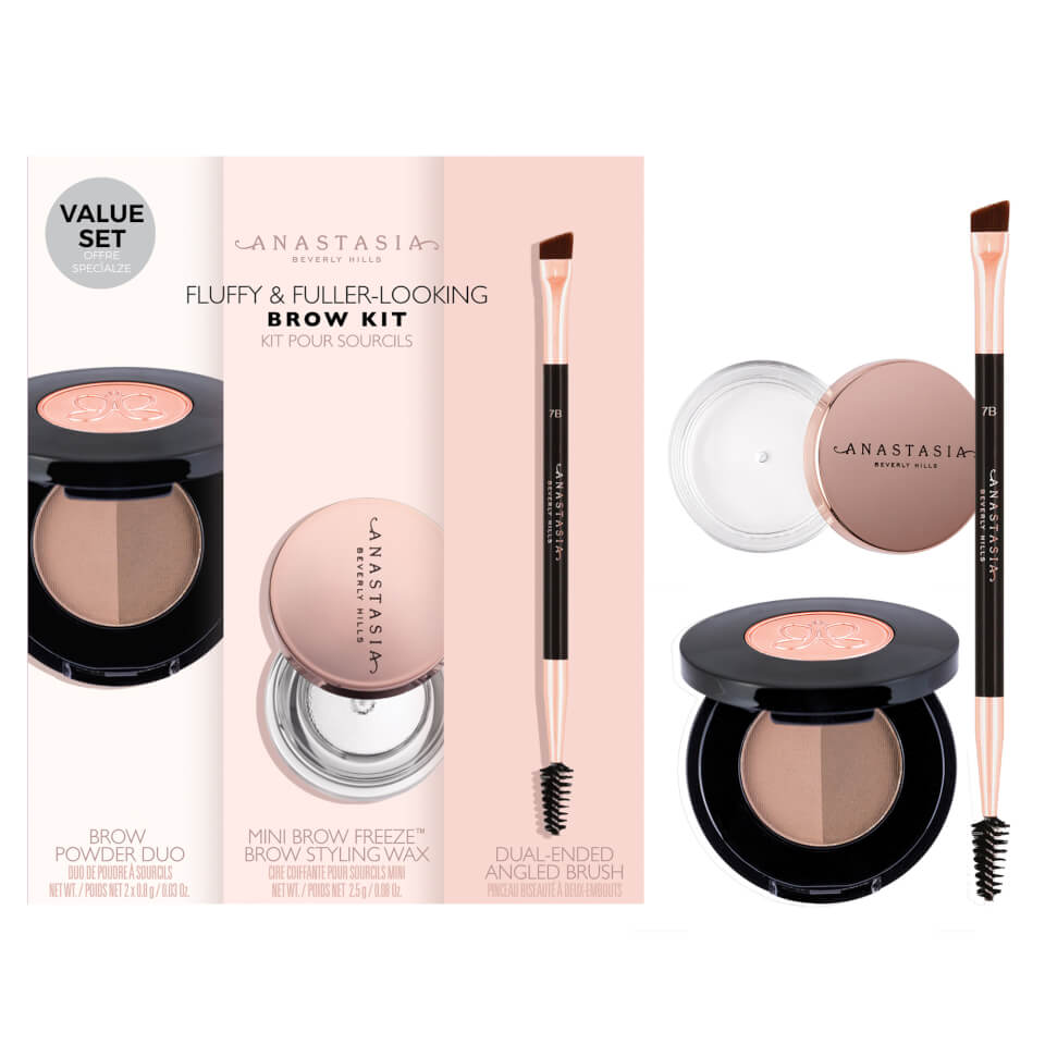 Anastasia Beverly Hills Fluffy and Fuller Looking Brow Kit - Medium Brown