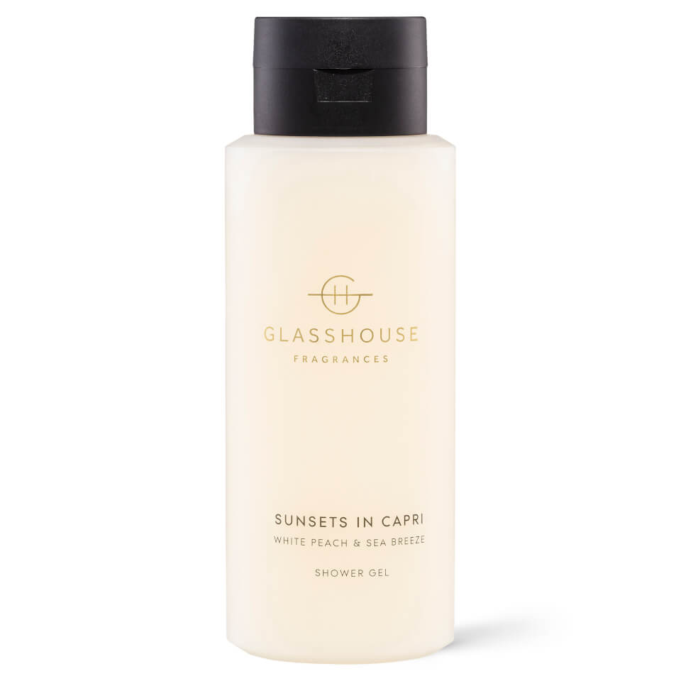 Glasshouse Fragrances Sunsets in Capri Shower Gel 400ml Buy Online At FacialCo