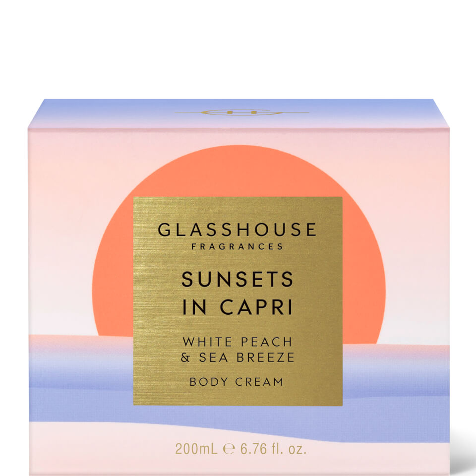 Glasshouse Fragrances Sunsets in Capri Body Cream 200g