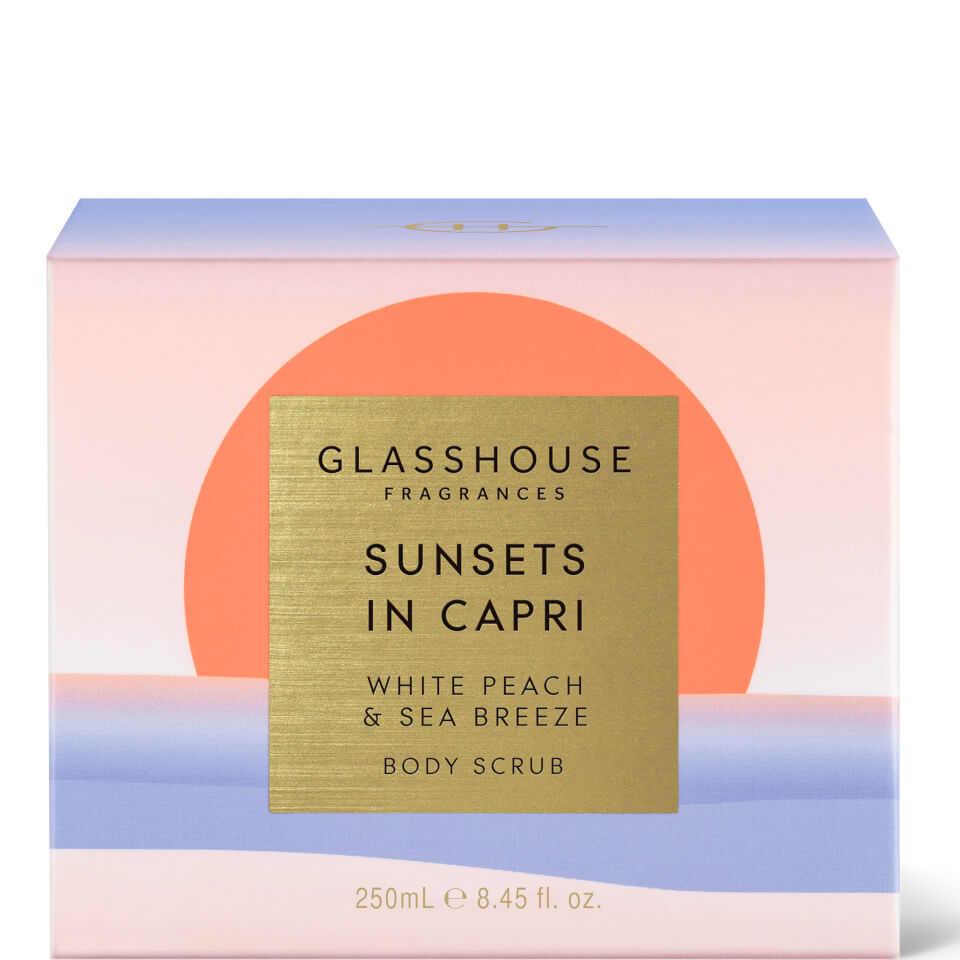 Glasshouse Fragrances Sunsets in Capri Body Scrub 250g