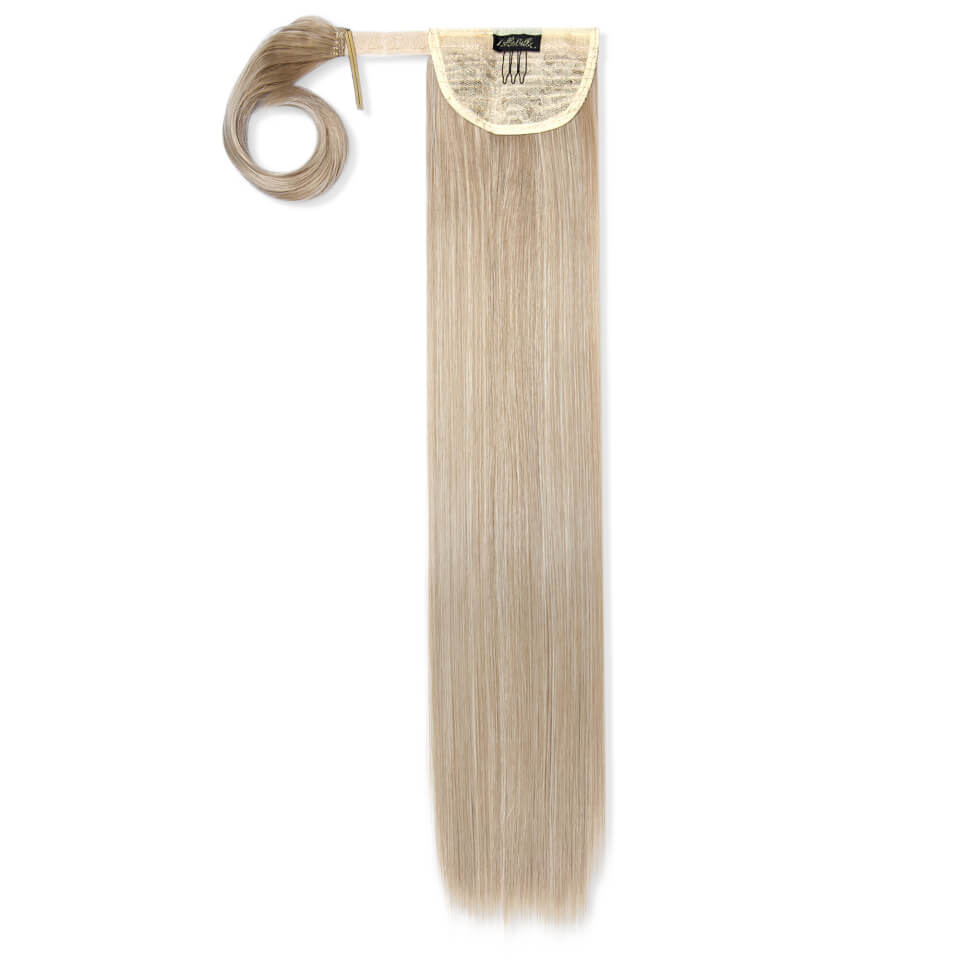 LullaBellz Ultimate Half Up Half Down 22" Straight Extension and Pony Set California Blonde