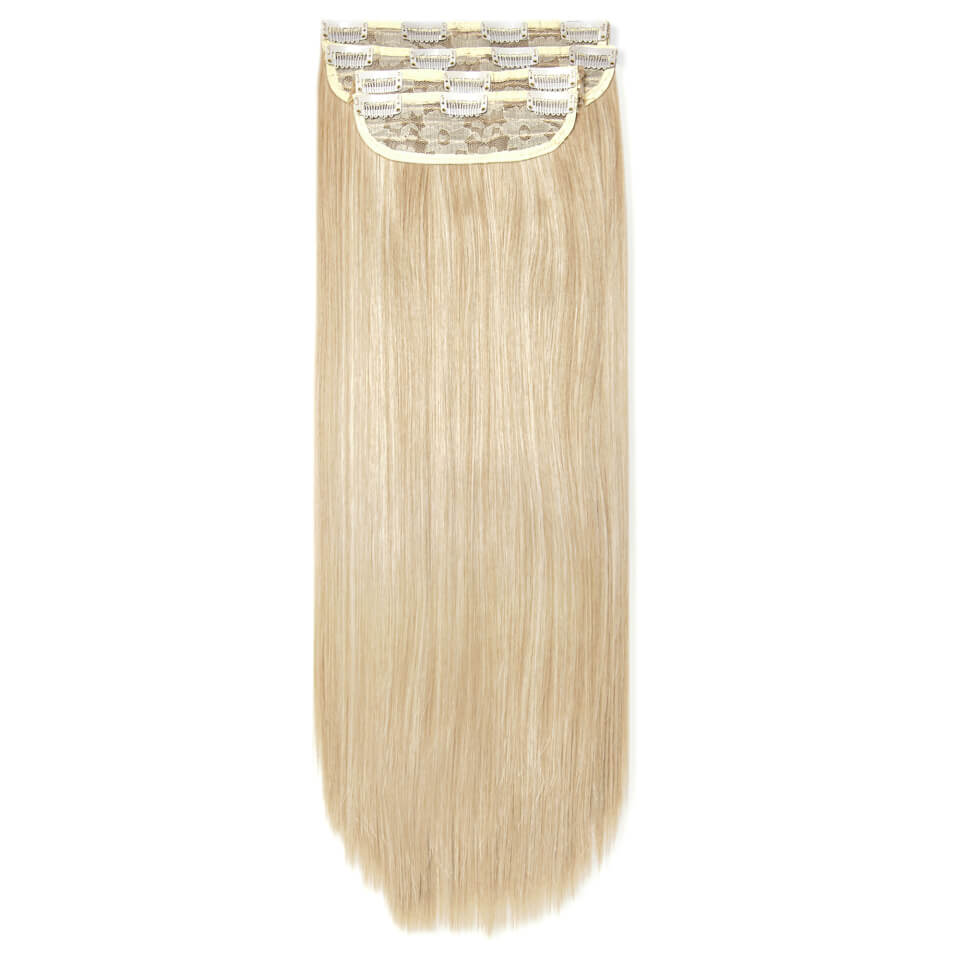 LullaBellz Ultimate Half Up Half Down 22" Straight Extension and Pony Set Light Blonde