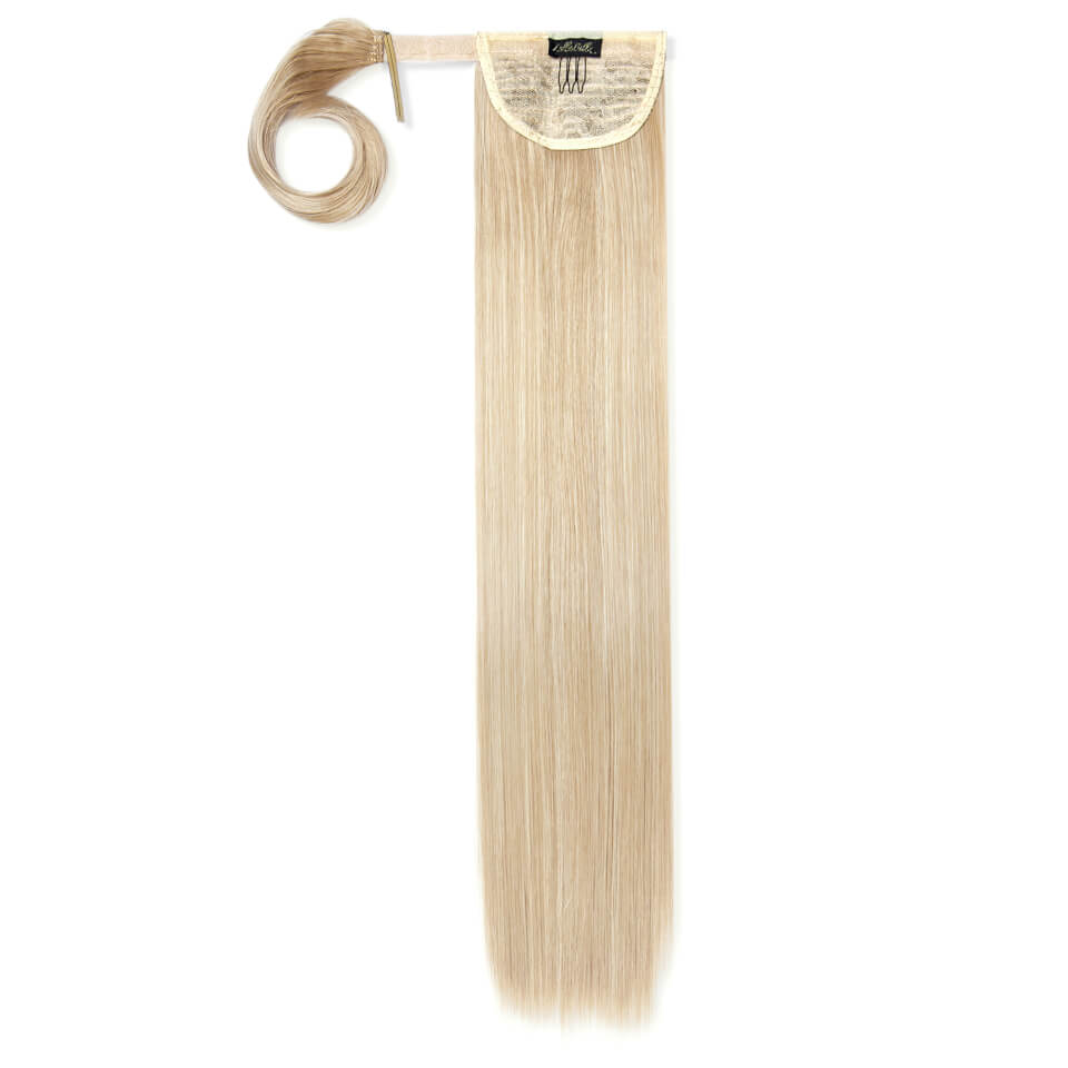 LullaBellz Ultimate Half Up Half Down 22" Straight Extension and Pony Set Light Blonde