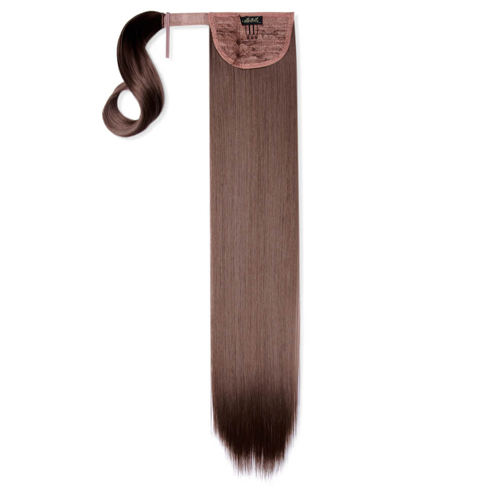 LullaBellz Ultimate Half Up Half Down 22" Straight Extension and Pony Set Chestnut