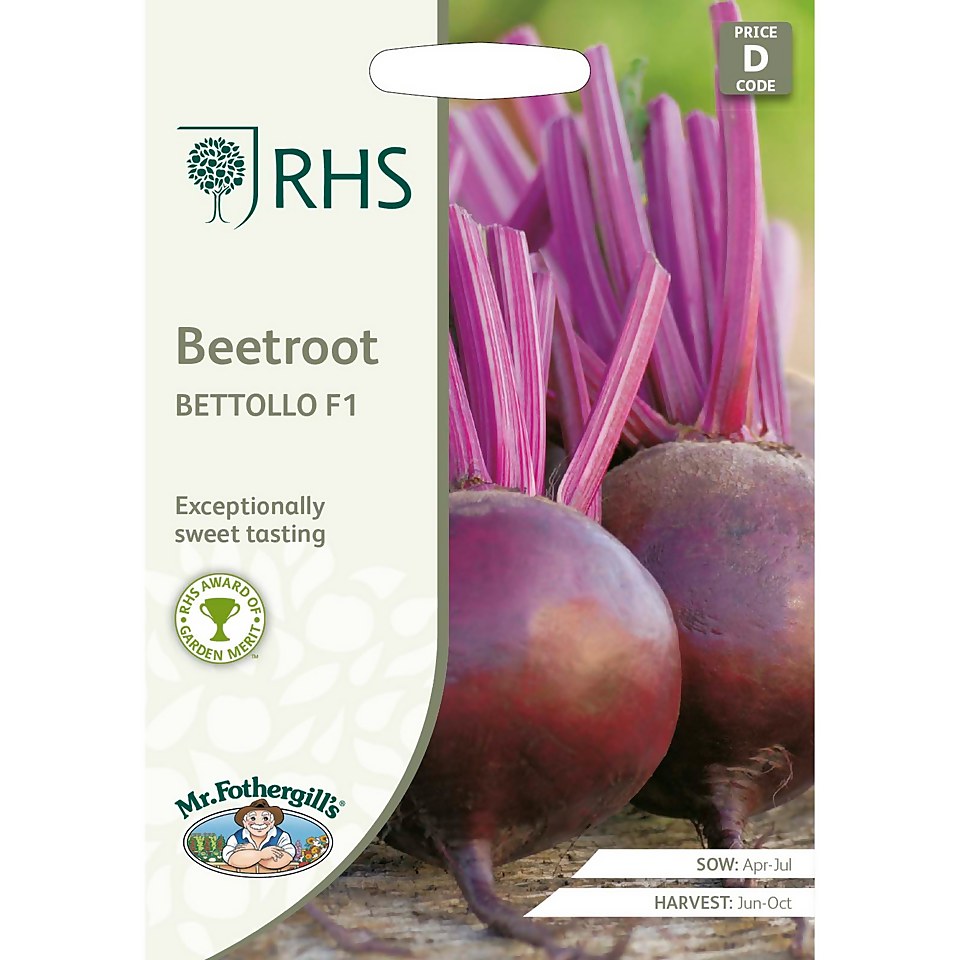 Mr. Fothergill's RHS Beetroot Bettollo F1 Seeds