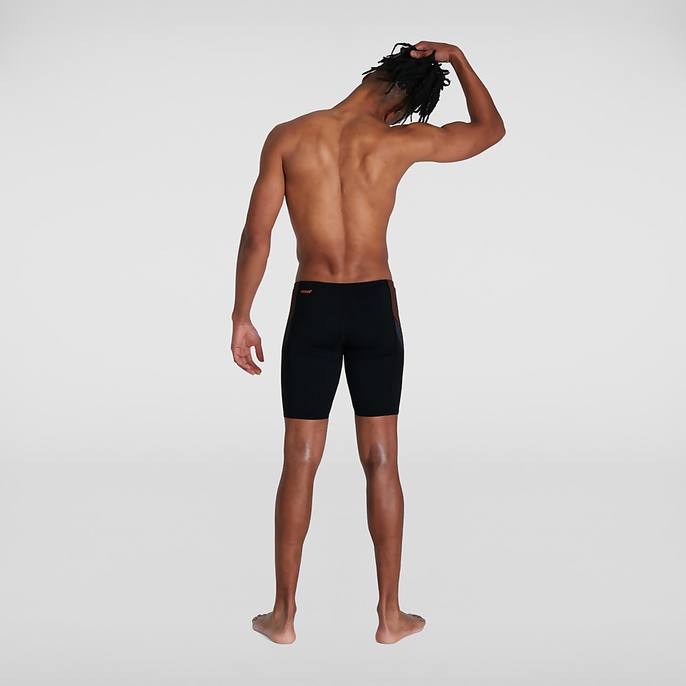 Men's Tech Panel Jammer Black/Orange