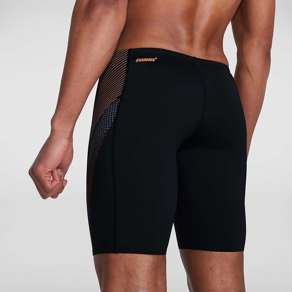 Men's Tech Panel Jammer Black/Orange