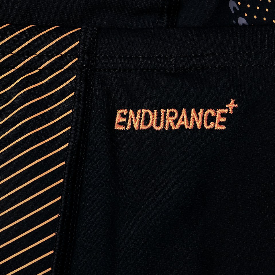 Men's Tech Panel Jammer Black/Orange