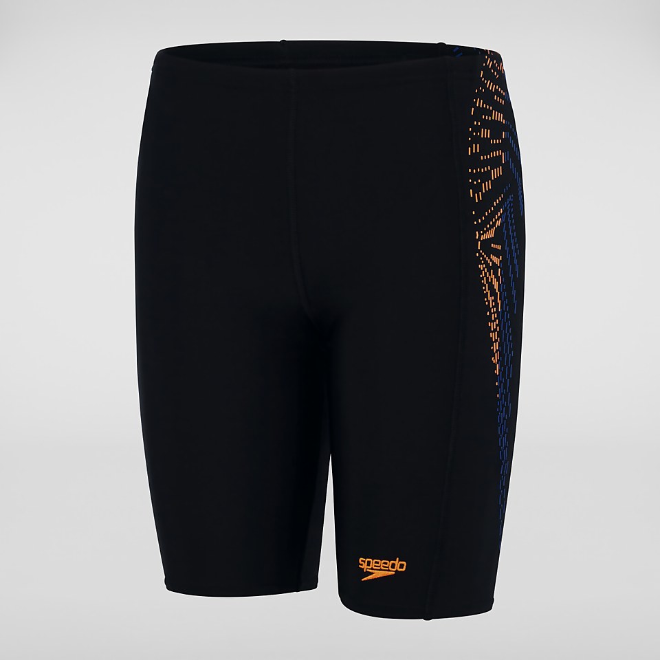 Boys' Plastisol Placement Jammer Black/Orange
