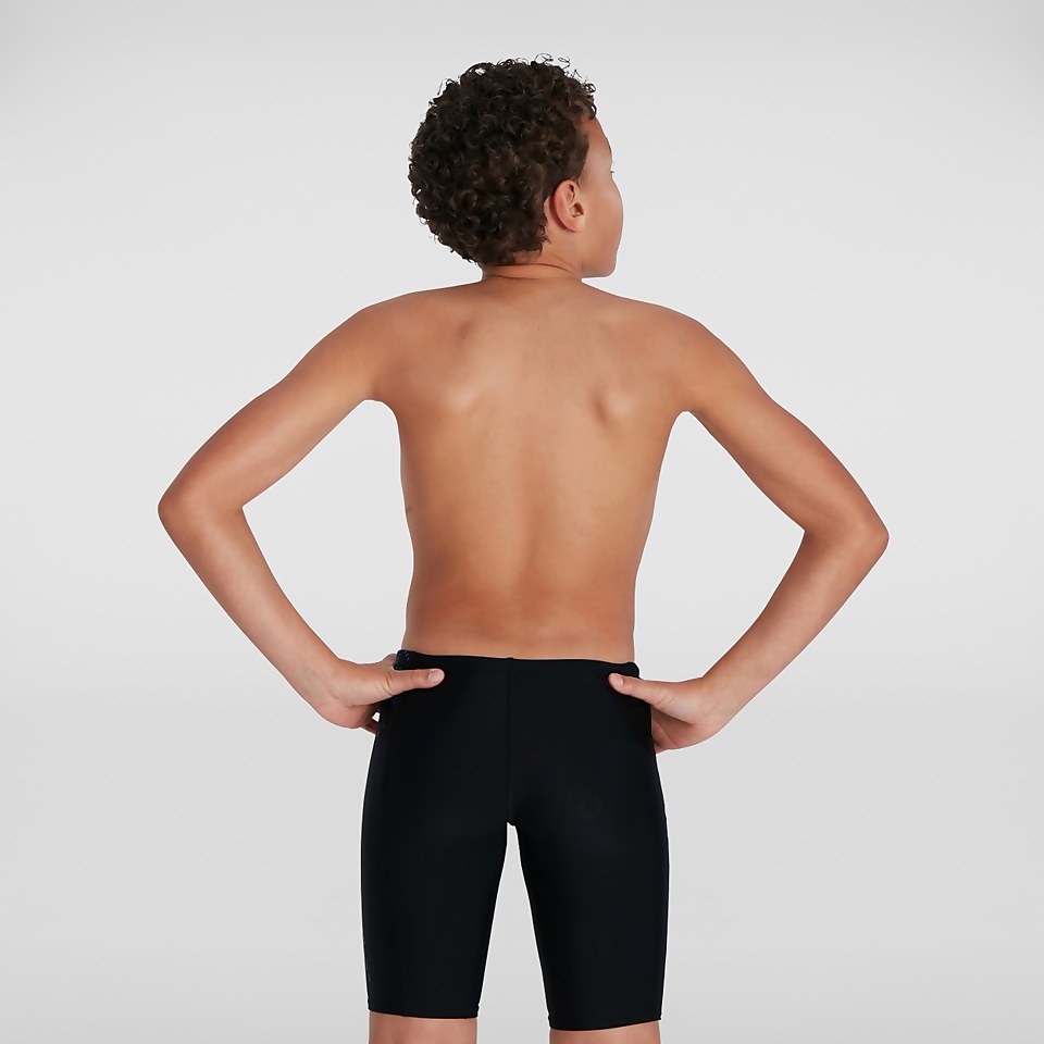 Boys' Plastisol Placement Jammer Black/Orange