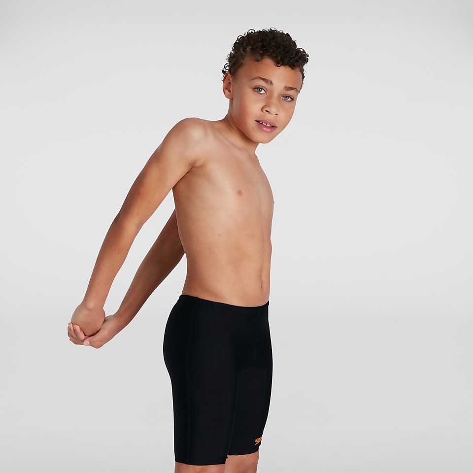 Boys' Plastisol Placement Jammer Black/Orange