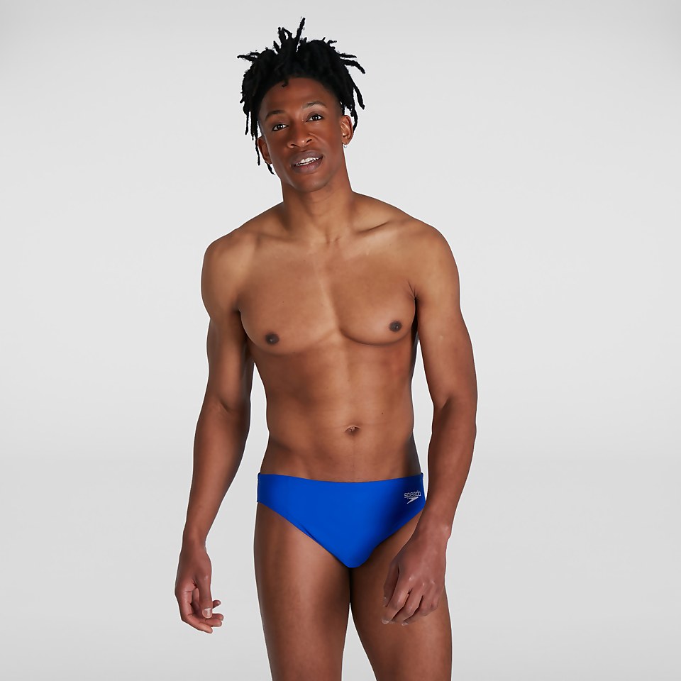 Eco EnduraFlex 5 cm Badehose Blau/Weiß für Herren