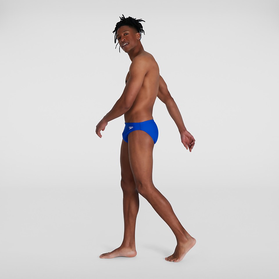 Eco EnduraFlex 5 cm Badehose Blau/Weiß für Herren