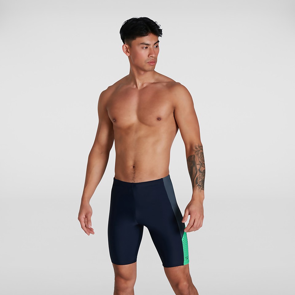 Dive Schwimmhose Blau/Grün für Herren