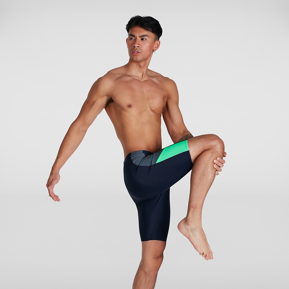 Dive Schwimmhose Blau/Grün für Herren