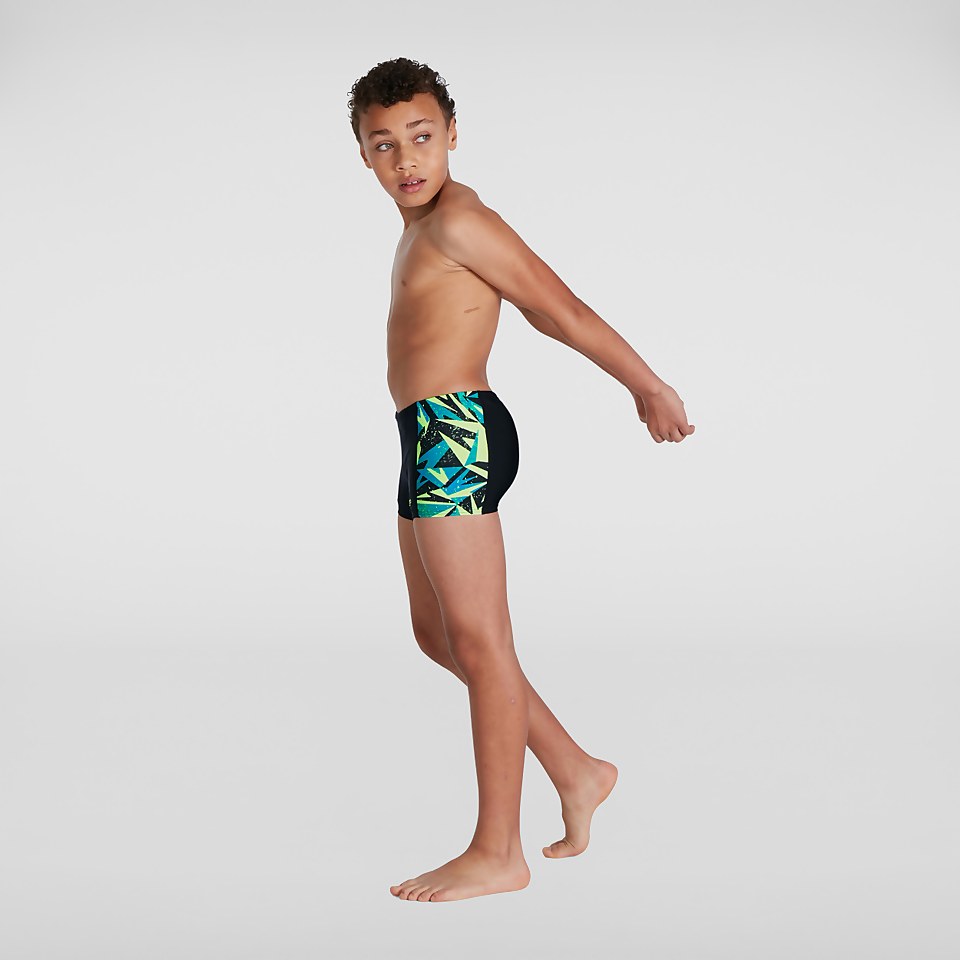 Boxer de bain Garçon Hyper Boom Panel bleu/vert
