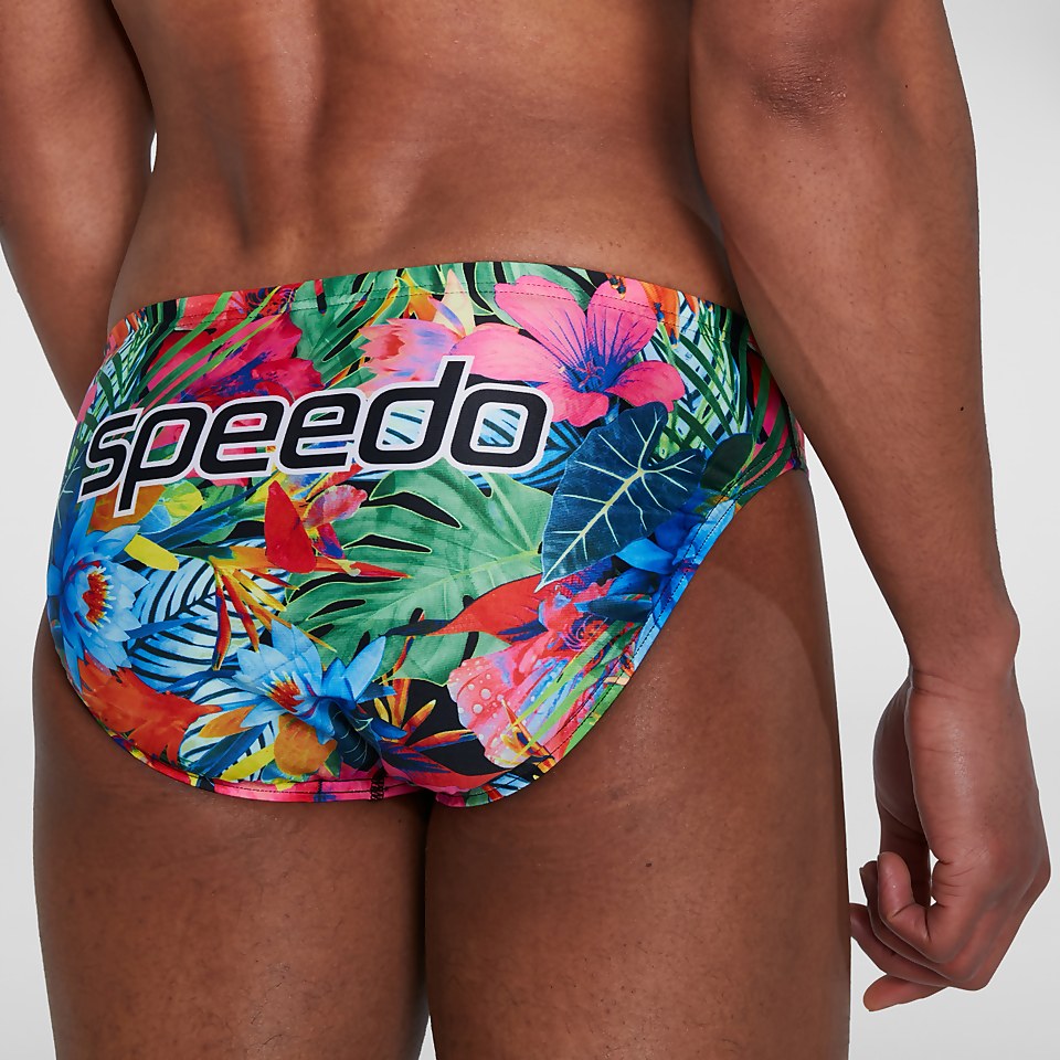 Men's Escape 5cm Brief Blue/Red